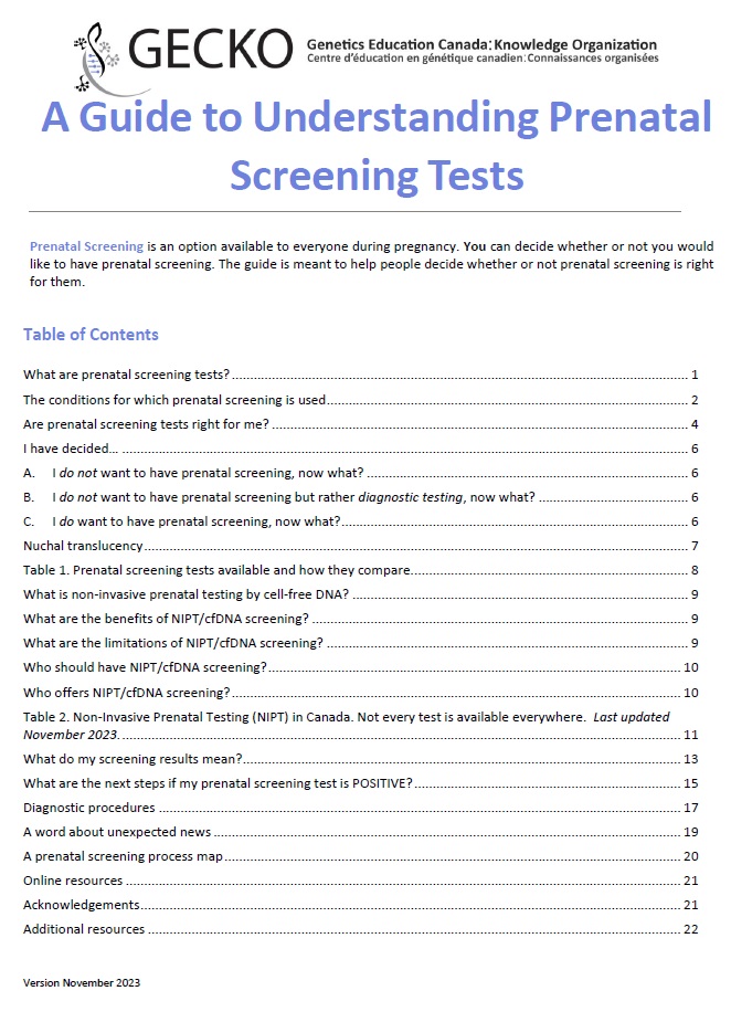 guide to PN screening 2023