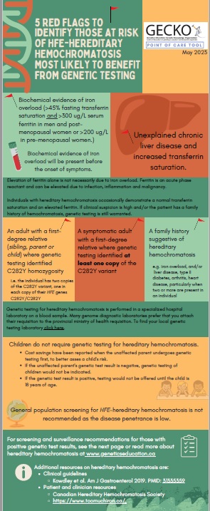 poc hereditary hemochromatosis